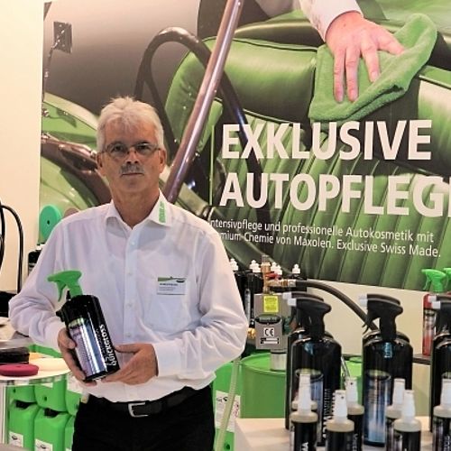 Maxolen AutoZürich 2018 Auto Zürich Messe Premiere Max Lehner AG Exklusive Autopflege Swiss Made